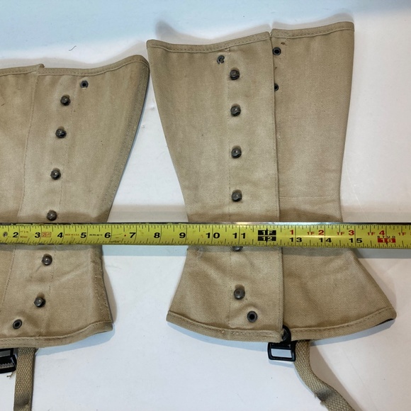 Vintage Navy Military uniform spats - Picture 8 of 10